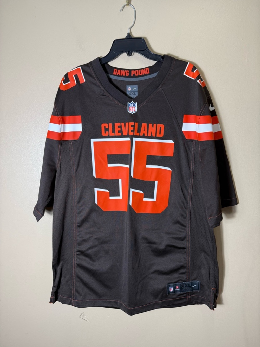 Nike Cleveland Browns Alex Mack #55 Jersey XXL NFL On Field Dawg Pound
